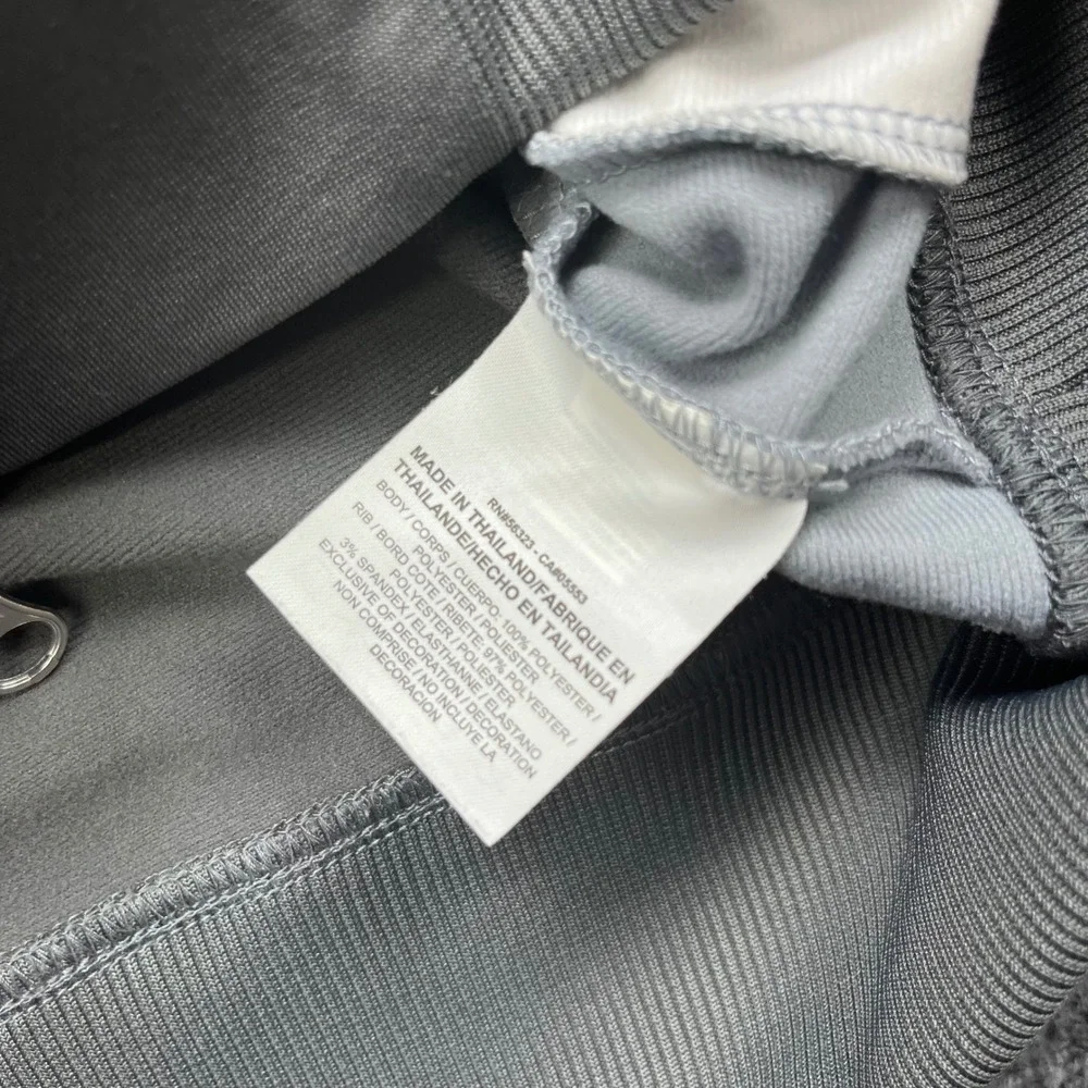 Jordan Dri-FIT Full Zip Athletic Gray Colorblock Track Jacket